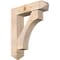 Ekena Millwork Westlake Arts and Crafts Smooth Bracket w/ Offset Brace, Douglas Fir, 7 1/2"W x 30"D x 36"H BKT0806X30X36WTL03SDF - alternate 1